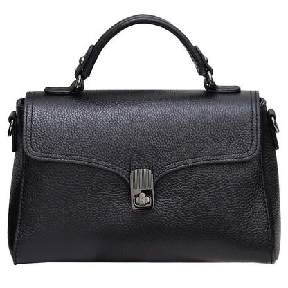 Premium Pebbled Leather Handbag