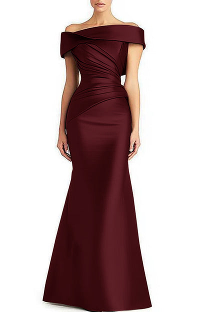 Timeless Elegance Off-Shoulder Gown