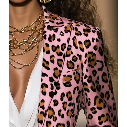 Leopard Power Blazer