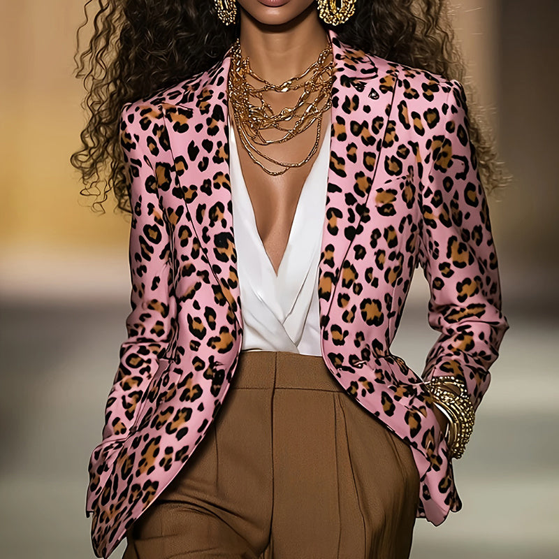 Leopard Power Blazer