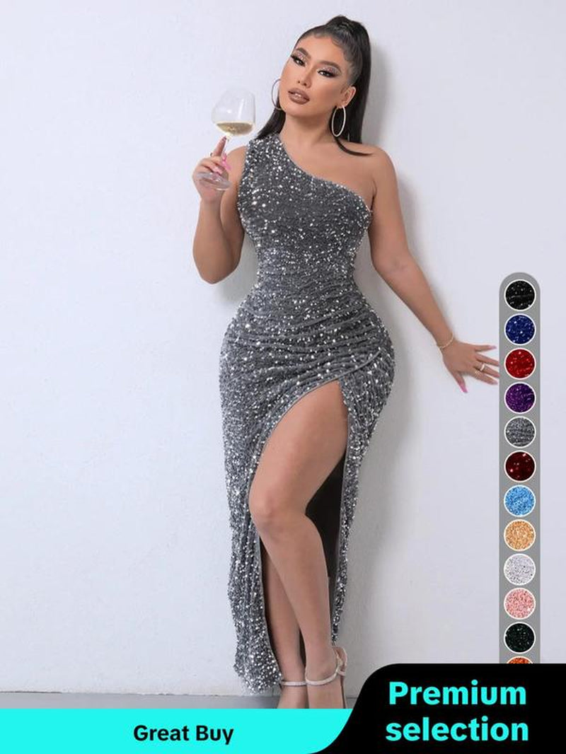Starlight Slit Dress – Cici Luxe Boutique