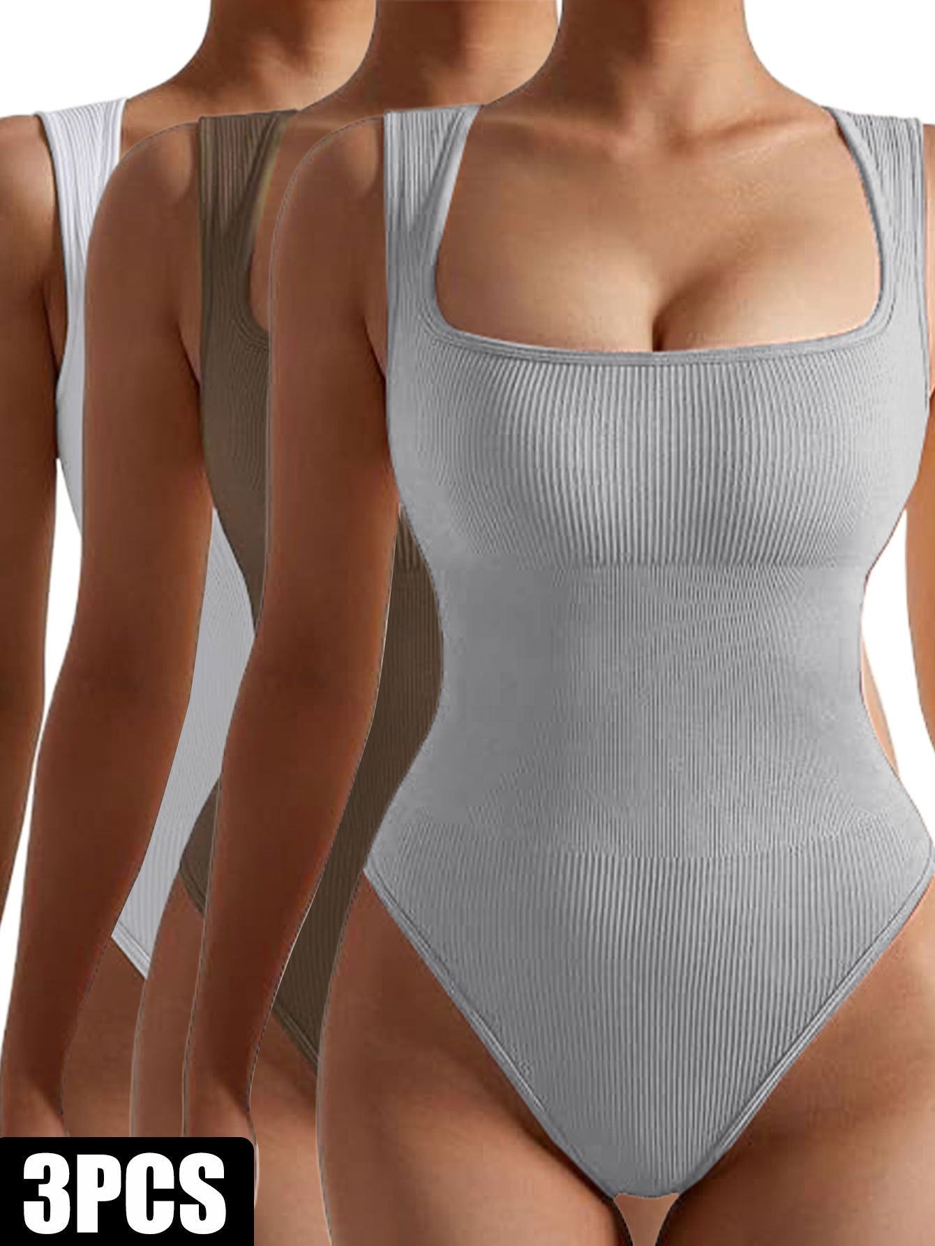 Seamless Sculpt One-Piece (3-Pack)