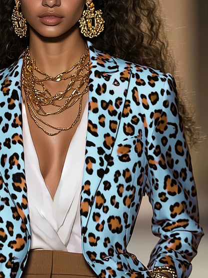 Leopard Power Blazer