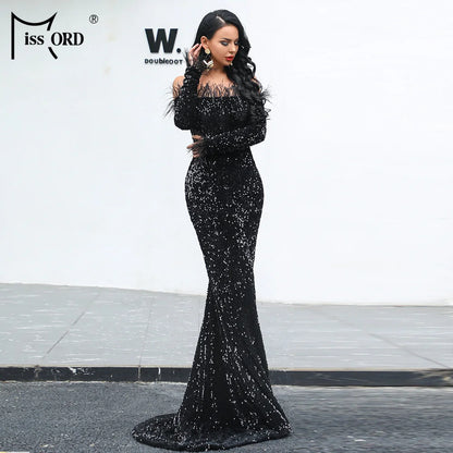Elegance Unleashed Sequin Gown