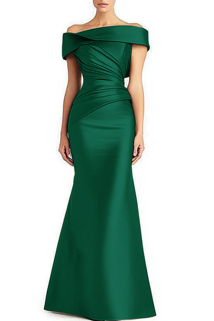Timeless Elegance Off-Shoulder Gown